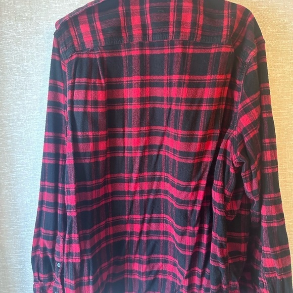 Other - Black and Red Button‎ Up Flannel Size 3XL
